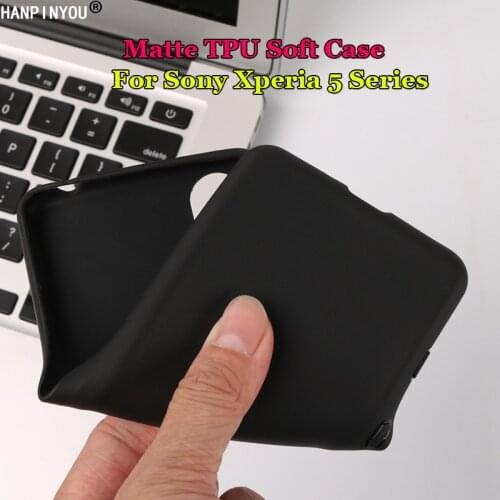 For Sony Xperia 5 II 6.1" Slim Soft TPU Gel Comfortable Matte Protection Silicone Cover Case
