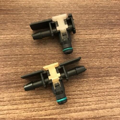 2pcs/set three-way two-way T injector L injector Fuel pipe joint quick adaptor