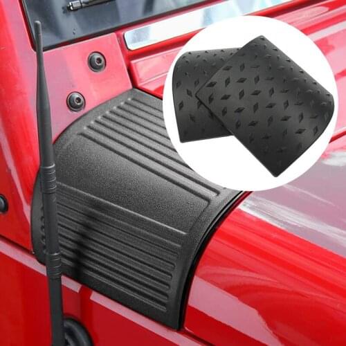 Left Right Side Cowl Body Armor Cover Sticker ABS Black Fit for Jeep Wrangler JK Rubicon Sahara Auto Styling Accessories