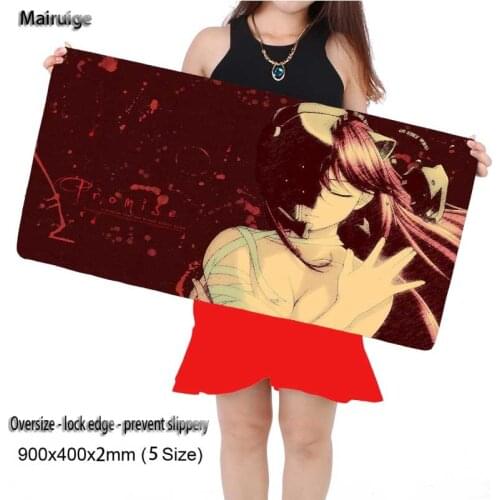 Mairuige Anime girl 900*400*2 Free Shipping Large Gaming Mouse Pad Keyboards Mat for League of Legends CS Go for Game Player