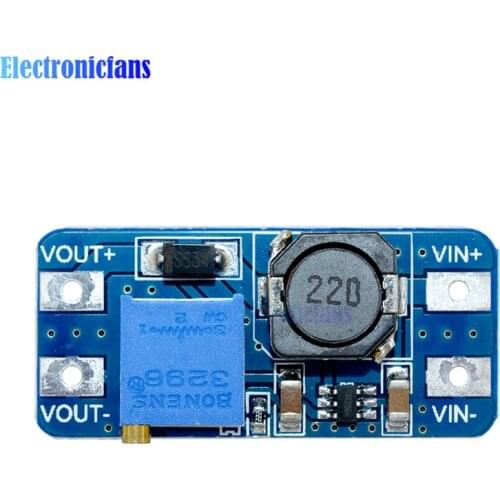 MT3608 MAX 2A Output 28V DC-DC Step Up Converter Booster Power Apply Module Booster Power Module For Arduino