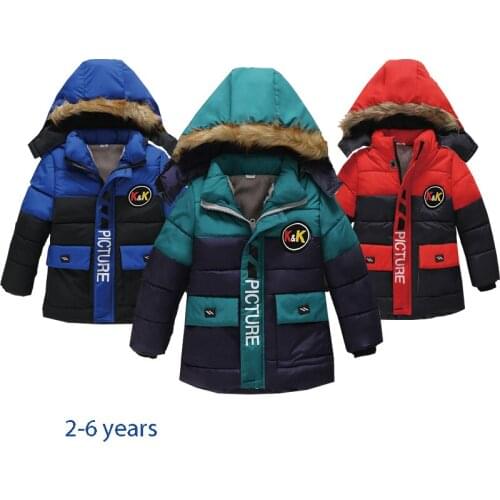 2020 New Winter Baby Boys Clothes Jackets Coat Warm Kids Outerwear Newborn Clothing