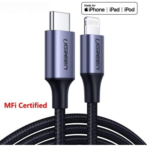 Original MFI USB C to Lightning charging cable for iPhone 12 11 xs xr 8 SE Apple ipad PD fast charger short 25cm 50cm 1m 1.5m 2m