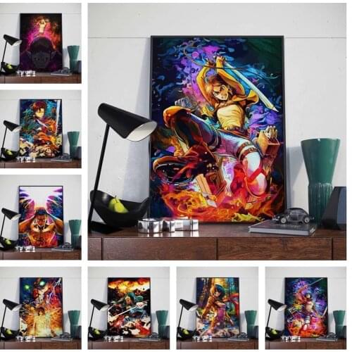 Prints Poster Wall Art Modular Canvas Aanval Op Titan Pictures Japan Anime Painting Home No Frame Background Living Room Decor