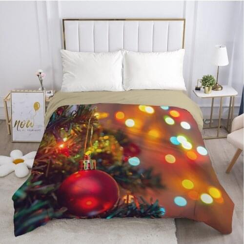 Christmas santa claus Duvet cover Quilt/Blanket/Comfortable Case 140x200 240x220 Queen King Single Bedding for Home vague