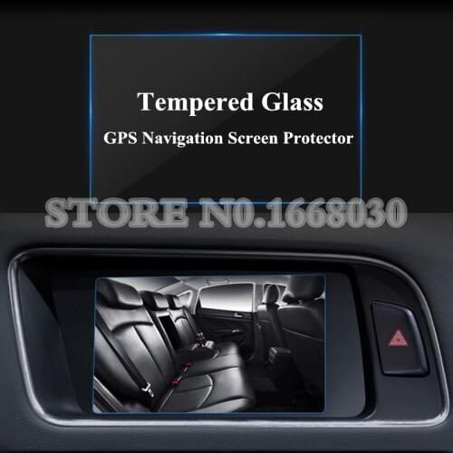 7.0 Inch Tempered Glass GPS Navigation Screen Protector For Audi Q3 Q5 2009-2015 Car accesories interior Car decoration Car Trim