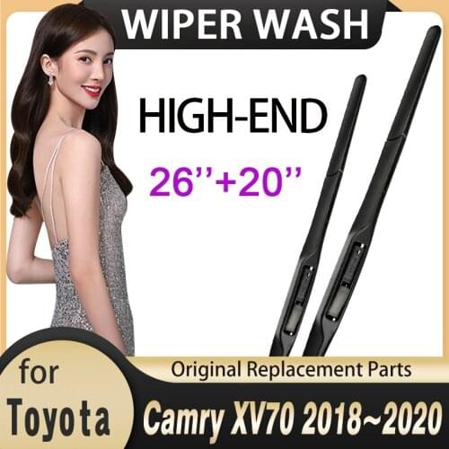 Car Wiper Blade Windscreen for Toyota Camry 70 XV70 2018 2019 2020 Front Windshield Wipers Car Accessories XV 70