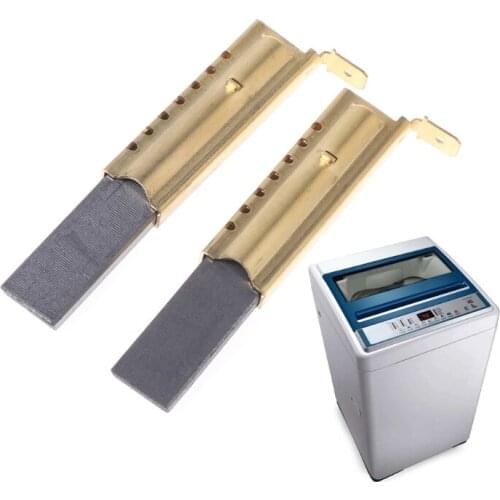 1 Pair Useful Washing Machine Motor Carbon Insert Brushes L94MF7 For Whirlpool