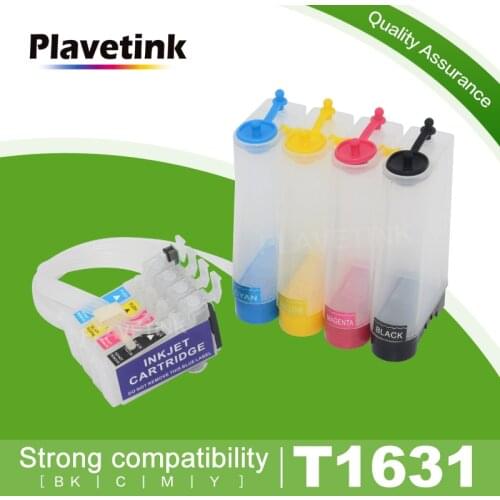 Plavetink 16 XL T16 T1631 Continous Ink Supply System Ciss For Epson WF-2750 WF-2650 WF-2750DWF WF2750 WF 2650 2660 Printer
