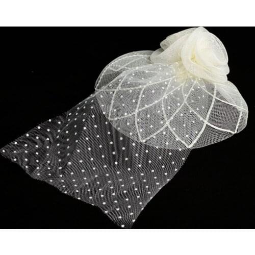 Barrettes Bridal Feather Veil Headdress Fascinator Bridal Vintage New Hot Hair Accessories For Races Daily Ball Tovenaar Women