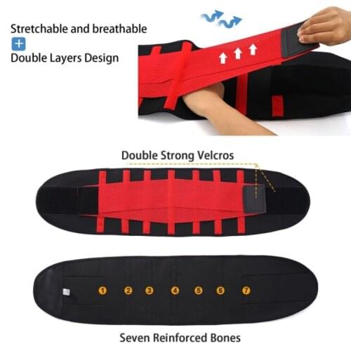 Women Workout Slimming Waist Trainer Neoprene Sauna Belt Weight Loss Body Shaper Tummy Control Strap Slimming Fitness Belt