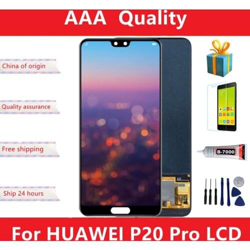 6.1'' P20Pro Lcd Display for Huawei P20 Pro Touch Screen Digitizer with fingerprint For Huawei P20Pro CLT-L09 CLT-L29