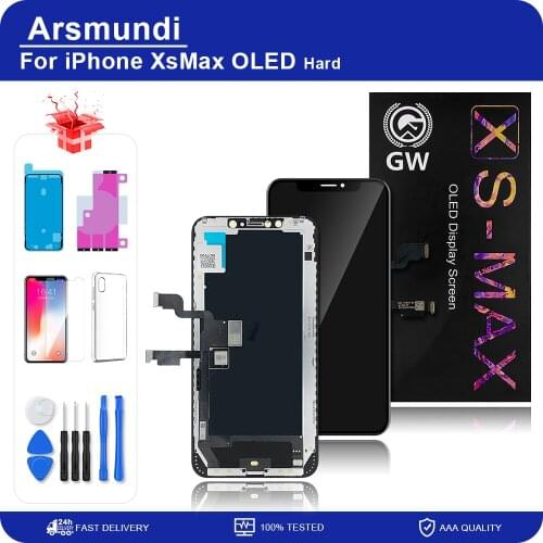 GW XsMax OLED For iPhone XsMax 6.5" LCD Display Touch Screen Digitizer Assembly Replacement Parts + Gifts