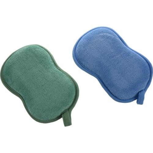 BabaMate Natural Bamboo Baby Bath Sponge-2 Pack-Ultra Soft & Absorbent Sponge For Babys Sensitive Skin,Biodegradable,Hypoallerg