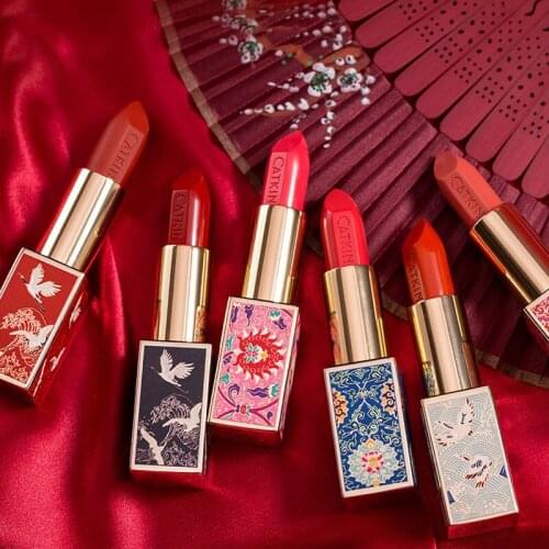 CATKIN Silky Nourish Lip Stick With Triple Plant Essence Long Lasting Waterproof Moisturizing Lipstick With Six Beautiful Colors