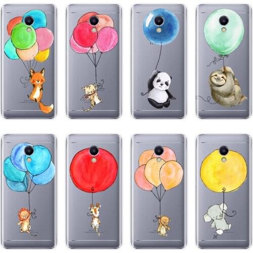 Phone Case For Meizu M6 M6S M6T M5 M5C M5S M3 M3S M2 Cat Bear Fox Panda Lion Silicone Soft Back Cover For Meizu M6 M5 M3 M2 Note