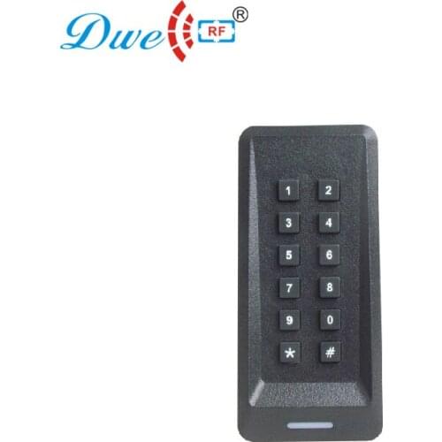 DWE CC RF card readers access control keypad MF 13.56 kHz RFID card reader with wiegand protol WG26 / 34