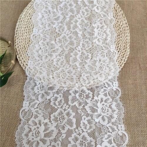 E2975Width 18 cm white beards lace fabric DIY crafts sewing supplies clothing decoration accessories decoration