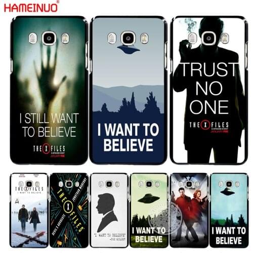 HAMEINUO The X Files I want to believe cover phone case for Samsung Galaxy J1 J2 J3 J5 J7 MINI ACE 2016 2015
