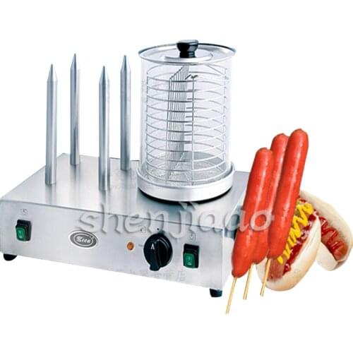 HHD-1 Home Commercial Grills Sausage Machine electric hot grilled hot dog sausage machine use for Grilled insulation and display