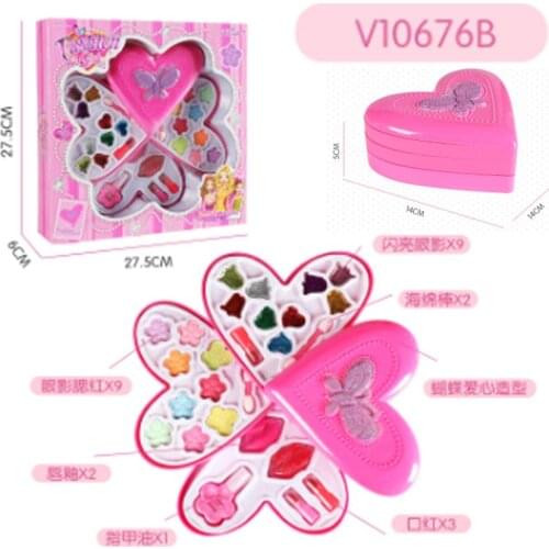 1Pcs Children Pretend Play Kid Make Up Toys Princess Hairdressing Simulation Cosmetic Pretend Play Toy Baby Girl Makeup Set