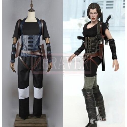 Game Movie Alice Cos Cosplay Costume Halloween Uniform Outfit Custom Made Any Size