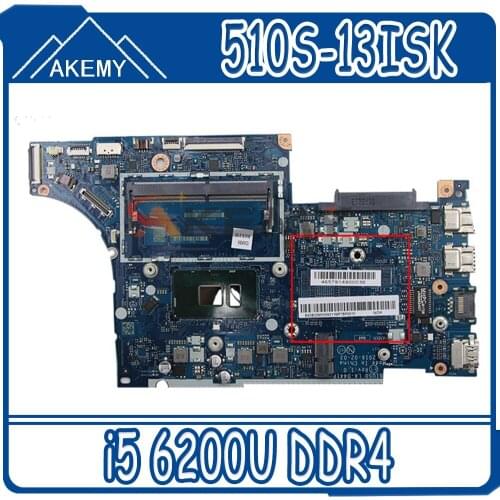 LA-D441P motherboard is suitable for Lenovo 510S-13ISK notebook motherboard CPU i5 6200U DDR4 100% test work