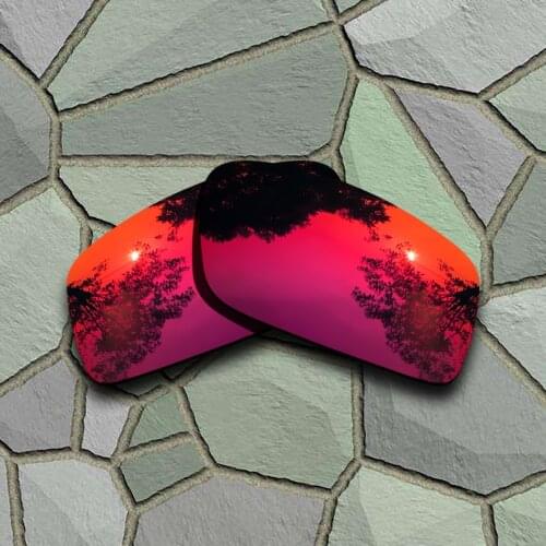 Violet Red Sunglasses Polarized Replacement Lenses for Oakley Twitch