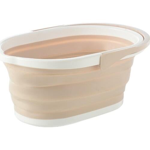 Portable Folding Car Wash Bucket Large Rectangular Thickened Plastic Storage Bucket Foldable Mop Water Mop Bucket