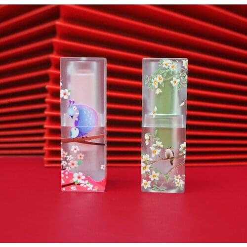 30/50pcs Empty Lipstick Tube Square DIY Lip Balm Stick Refillable Bottle Container Makeup Tools Accessories Women Beauty