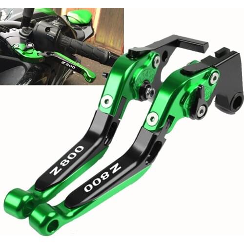 With Z800 LOGO Motorcycle brake lever Adjustable Brake Clutch Levers Handle For Kawasaki Z800 E veRsion 2013 2014 2015 2016 2017
