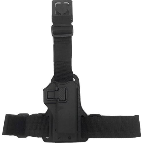 Tactical Gun Holster Pistol Bag Adjustable Height Quick Pulling Device Leg Holster for Hunting 1911 M92 P226 M92 Glock 17 19