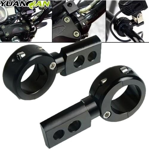 Universal Bracket Fog Driving Light Spotlight holder Clamp Bracket For honda yamaha Kawasaki z750 Suzuki Ducati 899 959 1098