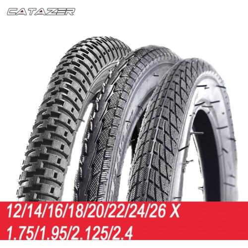 Bmx Bike Tires 12/14/16/18/20/22/24/26 X 1.75/1.95/2.125/2.4 for Children Bike Folding BikeRoad Bike Mountain Bicycle Tyres