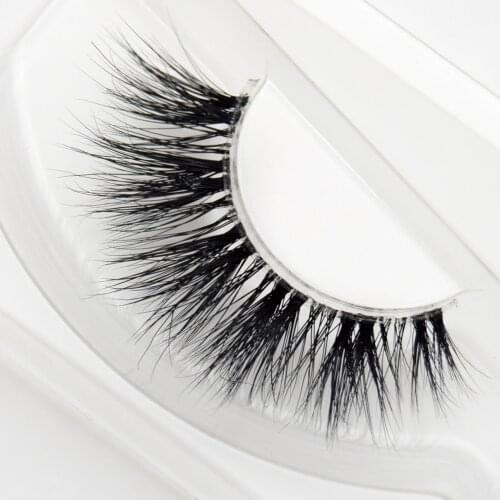 Visofree mink eyelashes winged 3d mink lashes full strip lashes handmade feather natural false eyelashes bandless lashes