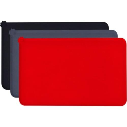 Waterproof Pet Mat For Dog Cat Solid Color Silicone Pet Food Pad Pet Bowl Drinking Mat Dog Feeding Easy Washing