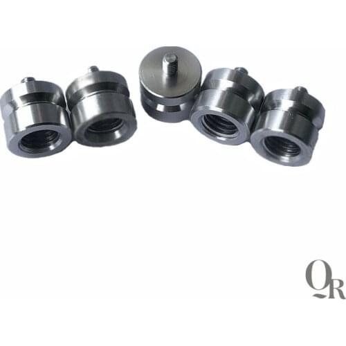 10 PCS 20mm Mini Prism Adapter 1/4"X20 Male Thread To 5/8"x11 Female Thread Aluminum Surveying Accessories