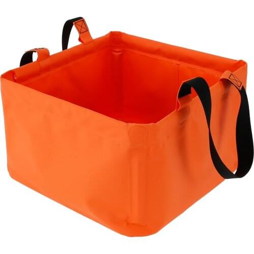 18L Foldable Basin Travel Camping Washbasin Bucket Ultralight Water Bucket Washbowl for Footbath Camping Hiking Picnic