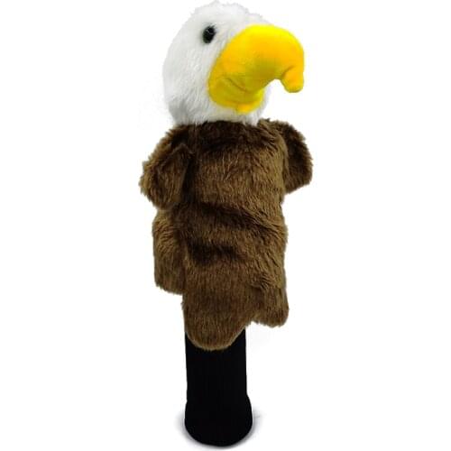 2 Colors USA Eagle Golf Head Cover Fairway Woods Hybrid Cartoon Animal Golf Clubs Headcover Mascot Novelty Cute Gift