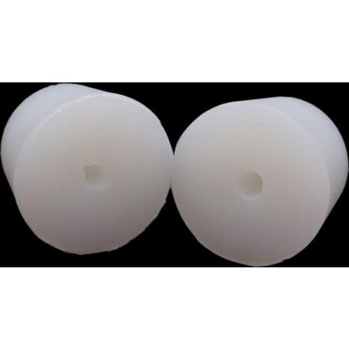 2 Pcs Silicone Rubber Plug Stopper With Hole Airlock Bubbler Valve Wine Brew