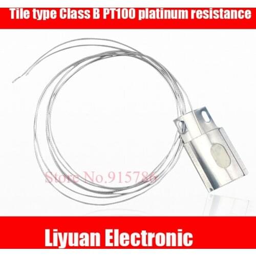 2pcs Tile type B class platinum resistance PT100 / RTD Chip Chip / duct temperature sensor