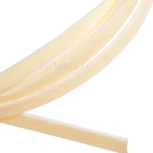 50 pieces Quality Guitar Binding 5 Feet Twill pattern Celluloid 10mm Width