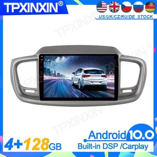 128GB Android10 For KIA Sorento 2015-2016 Head Unit Car Multimedia Player Auto Radio Tape Recorder GPS Navigation DSP IPS Auto