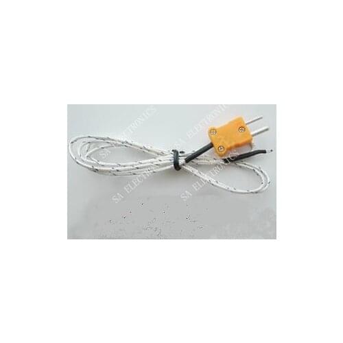 [BELLA]K -type thermocouple / temperature probe TP-01 glass fiber cable 1 meter bare thermocouple (BBA5)--20pcs/lot