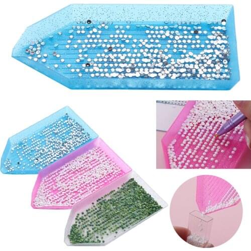 New 5D DIY Diamond Painting Diamond Embroidery Accessories Large Capacity Big Drill Plate Plastic Tray Nail Art Beading Plates