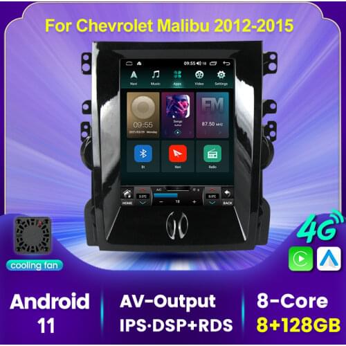 NaviFly Tesla Screen 9.7'' Android11 6+128G Car Intelligent System For Chevrolet Malibu 2012-2015 Android Auto Wireless Carplay