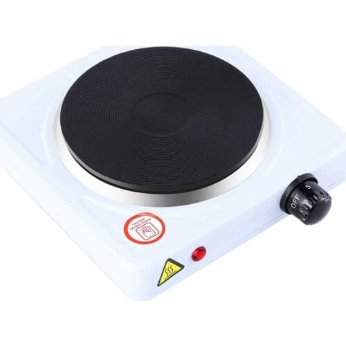 Hotplate,1000W Hotplate Stainless,5 Power Levels Mobile Stove for Travel and Camping,Overheating Protection Eu Plug