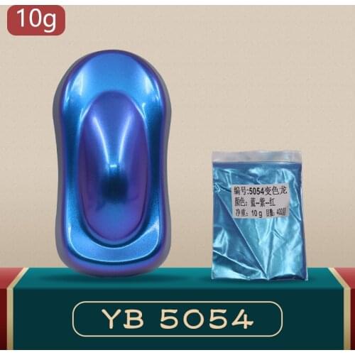 YB54 Chameleon Pigments Powder Coating for Car Painting Automotive Decoration Nail Arts DIY 10g Color Acrylic Paint Dye Dust