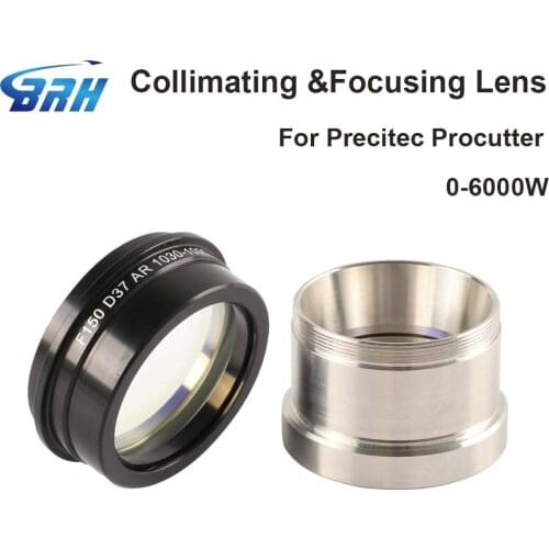 PRECITEC PROCUTTER fiber laser head spare parts focus lens D37F150 collimating lens D37F100 protective windows