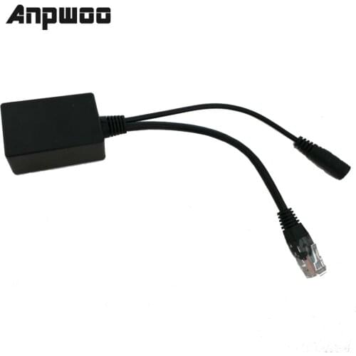 ANPWOO Power Over Ethernet Output 48Volts PoE Converter for any 802.3af or 48V devices